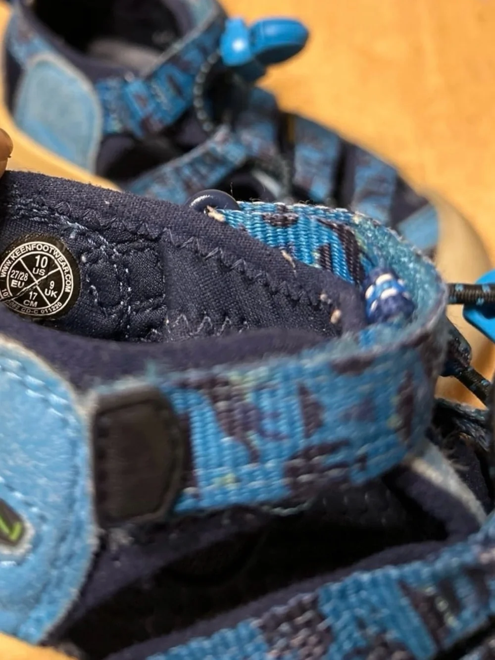 Keen Sandals for Boys, Size 10, color Blue, Gently Used.